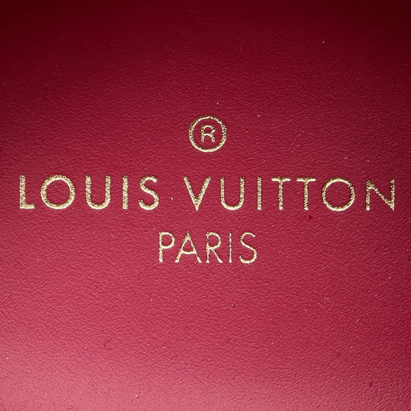 ルイ ヴィトン サークルロゴ スニーカー サイズ：6 1/2 ピンク レザー レディース LOUIS VUITTON 【中古】