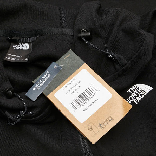 ザ ノースフェイス ジップアップパーカー サイズ：L ブラック コットン ポリエステル メンズ THE NORTH FACE 【中古】