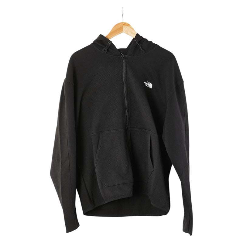 ザ ノースフェイス ジップアップパーカー サイズ：L ブラック コットン ポリエステル メンズ THE NORTH FACE 【中古】