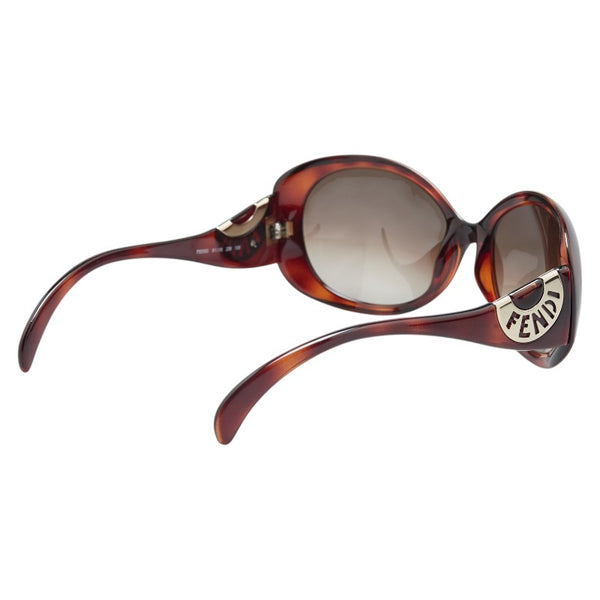 フェンディ サングラス FS5065 ブラウン プラスチック レディース FENDI 【中古】