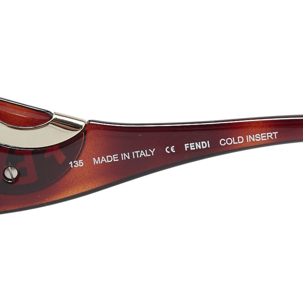 フェンディ サングラス FS5065 ブラウン プラスチック レディース FENDI 【中古】