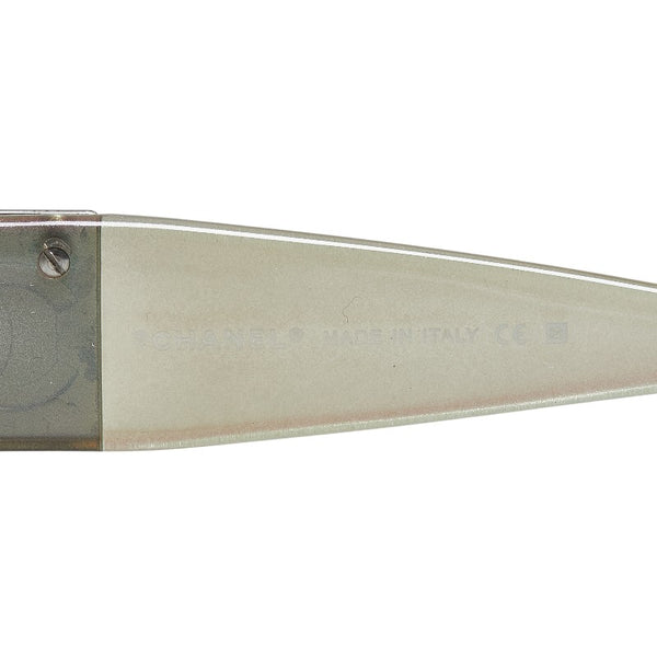 シャネル ココマーク ラインストーン サングラス グラデーションレンズ 4117-B シルバー プラスチック レディース CHANEL 【中古】