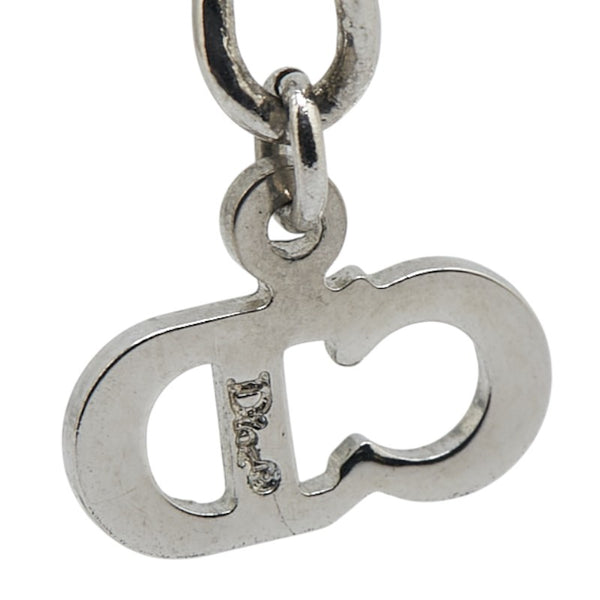 ディオール トロッター ネックレス シルバー ブルー メタル レディース Dior 【中古】