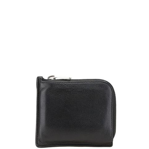 サンローラン L字ファスナー コインケース 396277 ブラック レザー レディース SAINT LAURENT 【中古】