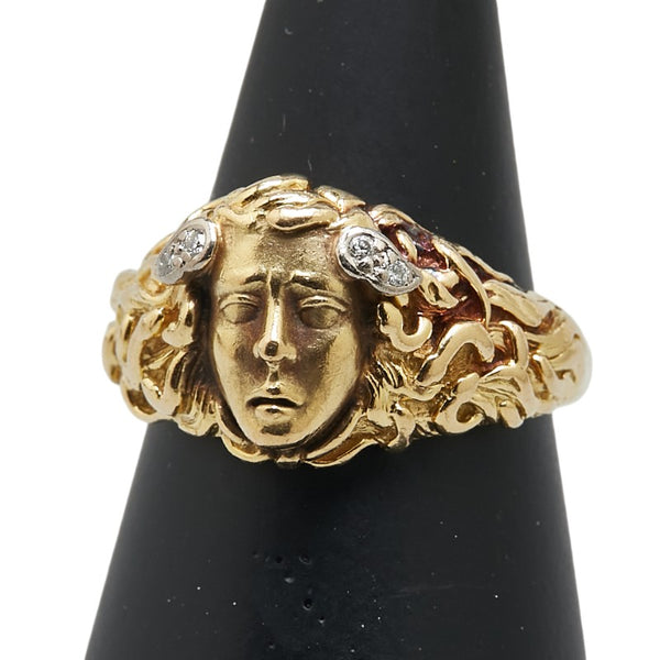 カレライカレラ メデューサ リング 指輪 K18YG イエローゴールド レディース Carrera y Carrera 【中古】