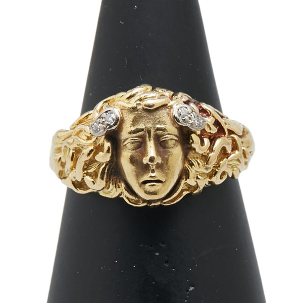 カレライカレラ メデューサ リング 指輪 K18YG イエローゴールド レディース Carrera y Carrera 【中古】