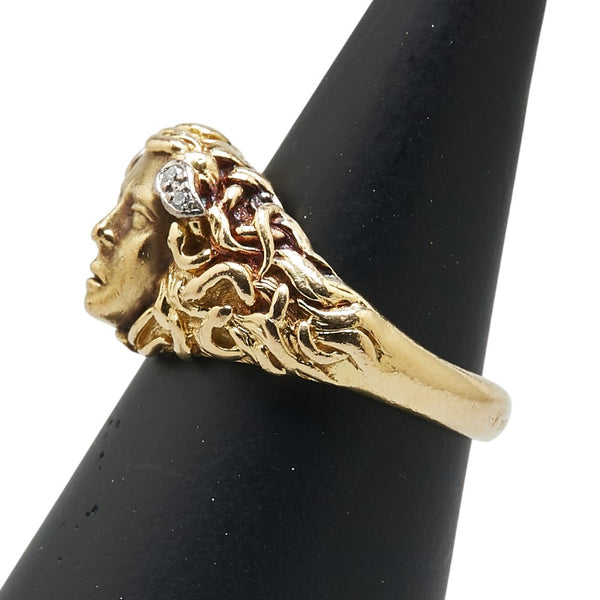 カレライカレラ メデューサ リング 指輪 K18YG イエローゴールド レディース Carrera y Carrera 【中古】