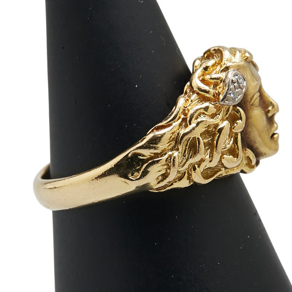 カレライカレラ メデューサ リング 指輪 K18YG イエローゴールド レディース Carrera y Carrera 【中古】