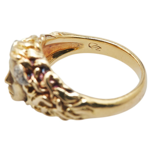 カレライカレラ メデューサ リング 指輪 K18YG イエローゴールド レディース Carrera y Carrera 【中古】