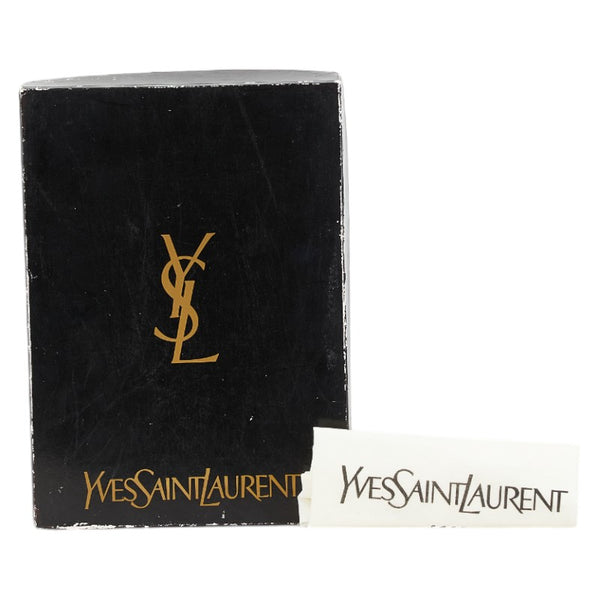 サンローラン YSLモノグラム クラッチバッグ ブラック レザー レディース SAINT LAURENT 【中古】