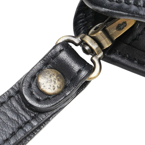 サンローラン YSLモノグラム クラッチバッグ ブラック レザー レディース SAINT LAURENT 【中古】