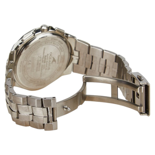 カシオ オシアナス マンタ 腕時計 OCW-S5000-1AJF ソーラー電波時計 ブラック文字盤 チタン サファイアクリスタル メンズ CASIO 【中古】