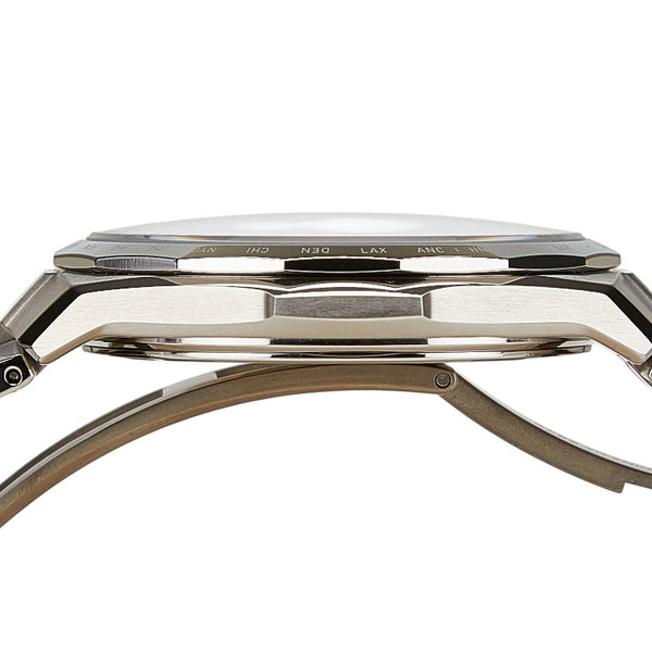 カシオ オシアナス マンタ 腕時計 OCW-S5000-1AJF ソーラー電波時計 ブラック文字盤 チタン サファイアクリスタル メンズ CASIO 【中古】