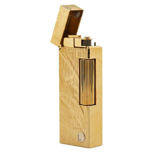 ダンヒル ローラー ガスライター ゴールド メッキ メンズ Dunhill 【中古】