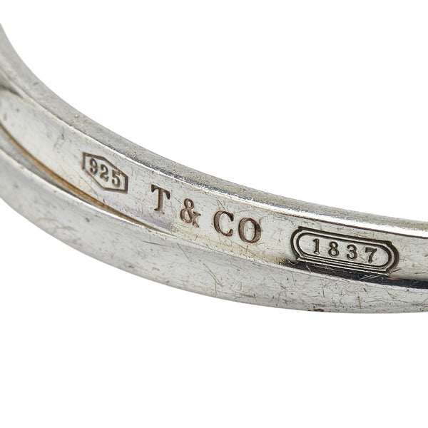 ティファニー 1837 インターロッキングサークル バングル SV925 シルバー レディース TIFFANY&Co. 【中古】