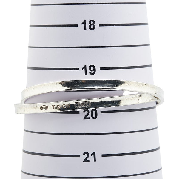 ティファニー 1837 インターロッキングサークル バングル SV925 シルバー レディース TIFFANY&Co. 【中古】