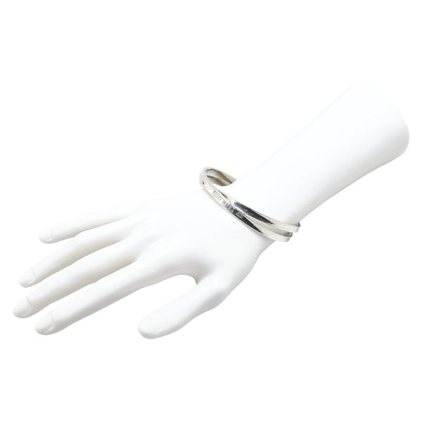 ティファニー 1837 インターロッキングサークル バングル SV925 シルバー レディース TIFFANY&Co. 【中古】