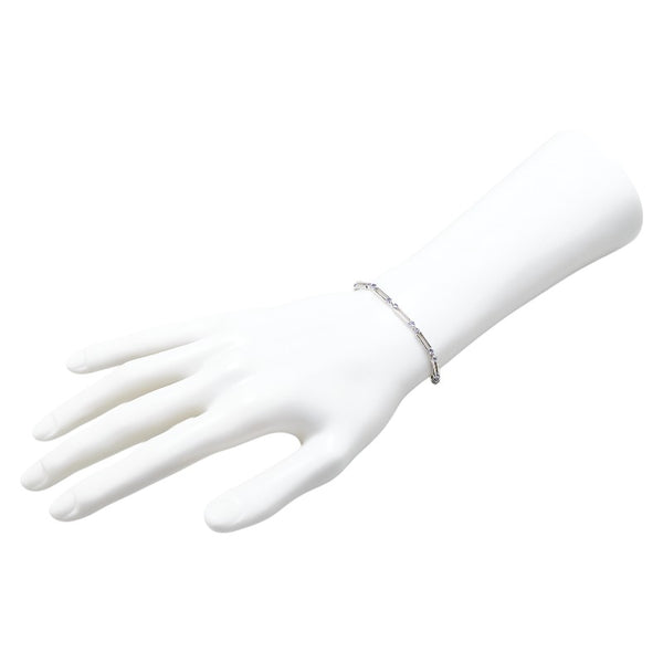 Pt850 プラチナ Pt950 プラチナ タンザナイト1.01ct ブレスレット レディース 【中古】