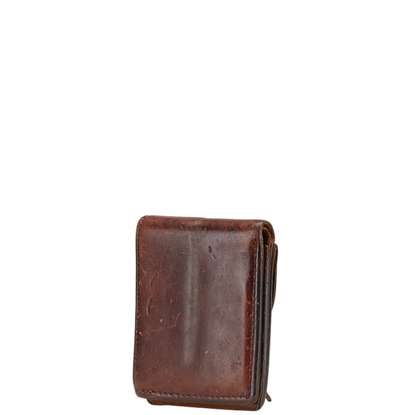 ゴローズ コンチョ付き 二つ折り財布 ブラウン レザー メンズ goro's 【中古】