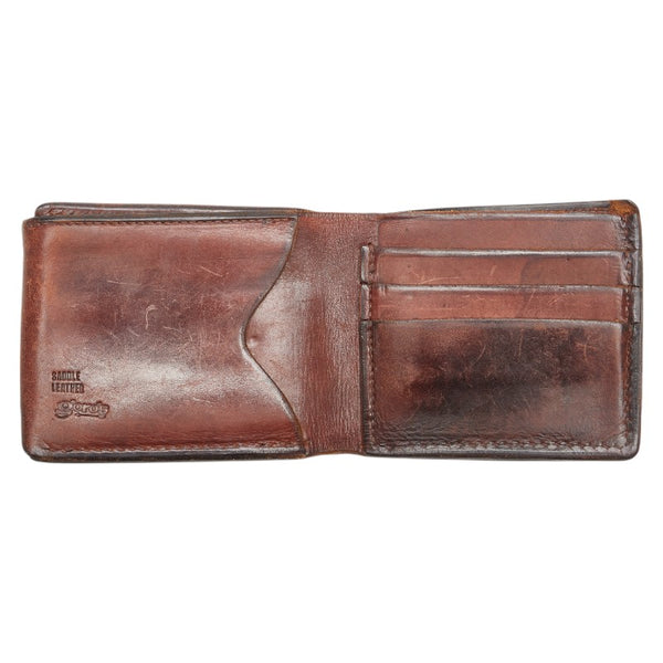 ゴローズ コンチョ付き 二つ折り財布 ブラウン レザー メンズ goro's 【中古】