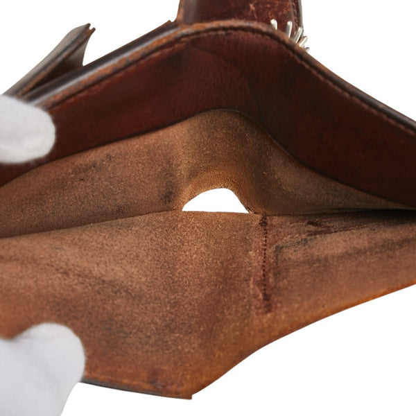 ゴローズ コンチョ付き 二つ折り財布 ブラウン レザー メンズ goro's 【中古】