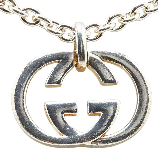 グッチ インターロッキングG ネックレス SV925 シルバー レディース GUCCI 【中古】