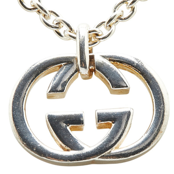 グッチ インターロッキングG ネックレス SV925 シルバー レディース GUCCI 【中古】