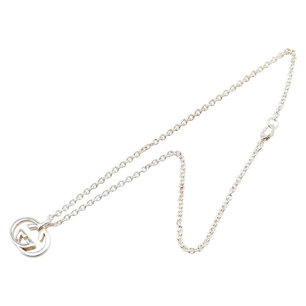 グッチ インターロッキングG ネックレス SV925 シルバー レディース GUCCI 【中古】