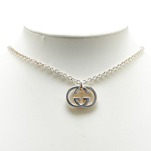 グッチ インターロッキングG ネックレス SV925 シルバー レディース GUCCI 【中古】
