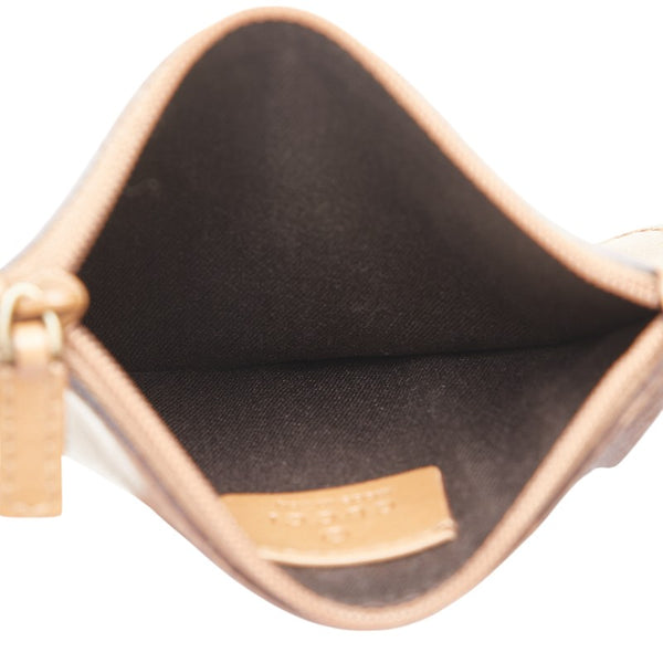 グッチ GGキャンバス トートバッグ 94898 ベージュ ブラウン キャンバス レザー レディース GUCCI 【中古】