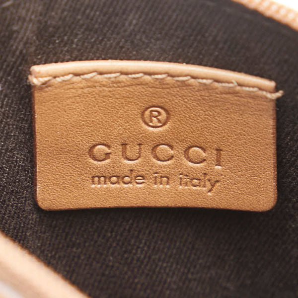 グッチ GGキャンバス トートバッグ 94898 ベージュ ブラウン キャンバス レザー レディース GUCCI 【中古】