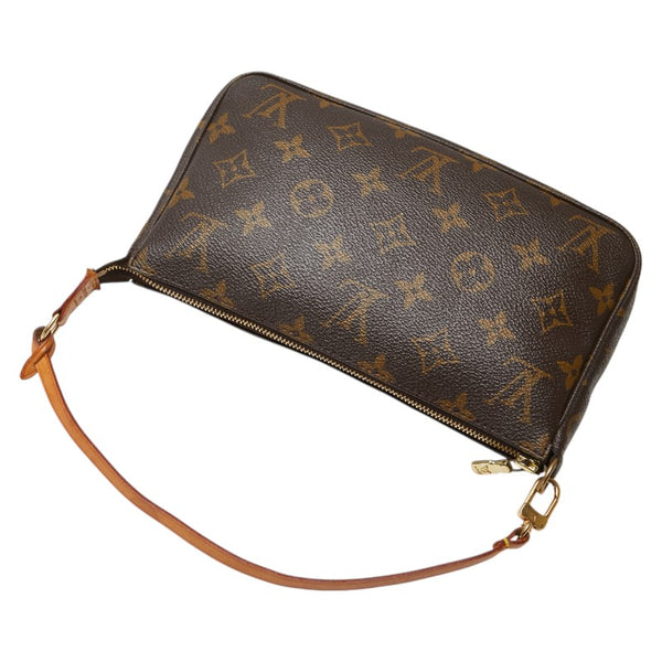 ルイ ヴィトン モノグラム ポシェット アクセソワール ハンドバッグ M51980 ブラウン PVC レザー レディース LOUIS VUITTON 【中古】
