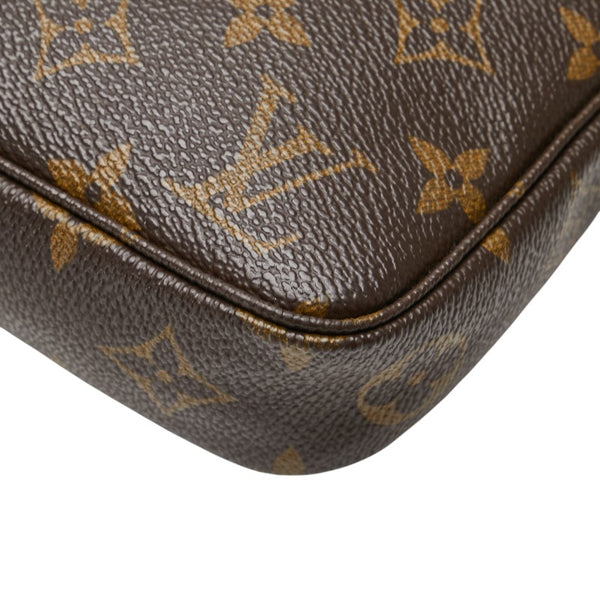 ルイ ヴィトン モノグラム ポシェット アクセソワール ハンドバッグ M51980 ブラウン PVC レザー レディース LOUIS VUITTON 【中古】