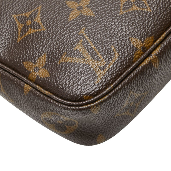 ルイ ヴィトン モノグラム ポシェット アクセソワール ハンドバッグ M51980 ブラウン PVC レザー レディース LOUIS VUITTON 【中古】