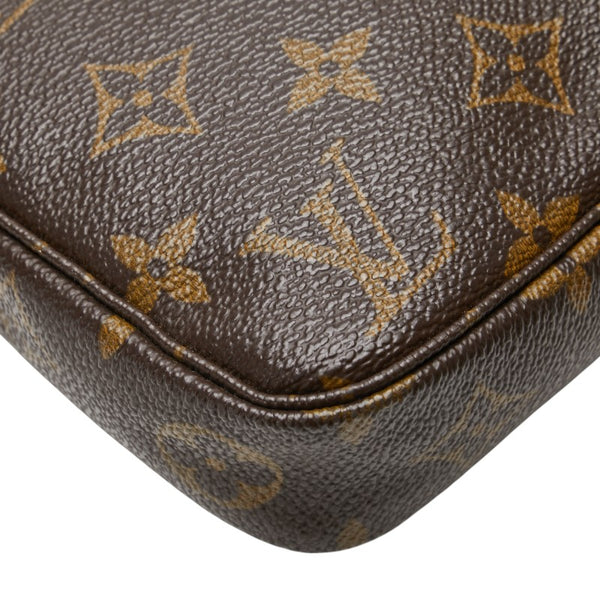 ルイ ヴィトン モノグラム ポシェット アクセソワール ハンドバッグ M51980 ブラウン PVC レザー レディース LOUIS VUITTON 【中古】