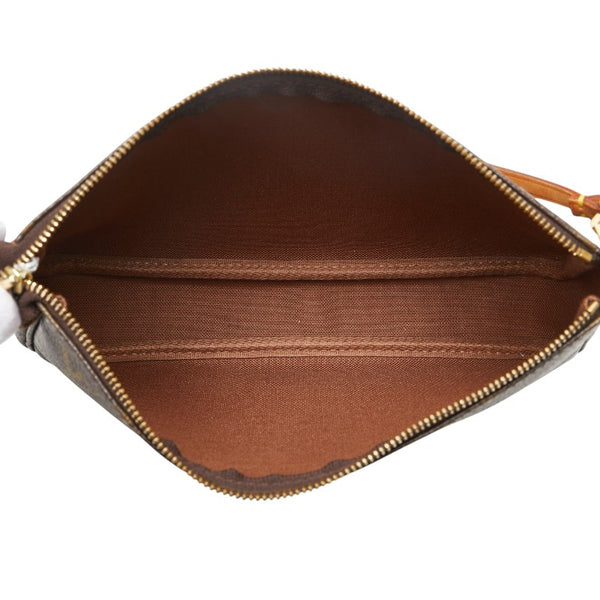 ルイ ヴィトン モノグラム ポシェット アクセソワール ハンドバッグ M51980 ブラウン PVC レザー レディース LOUIS VUITTON 【中古】