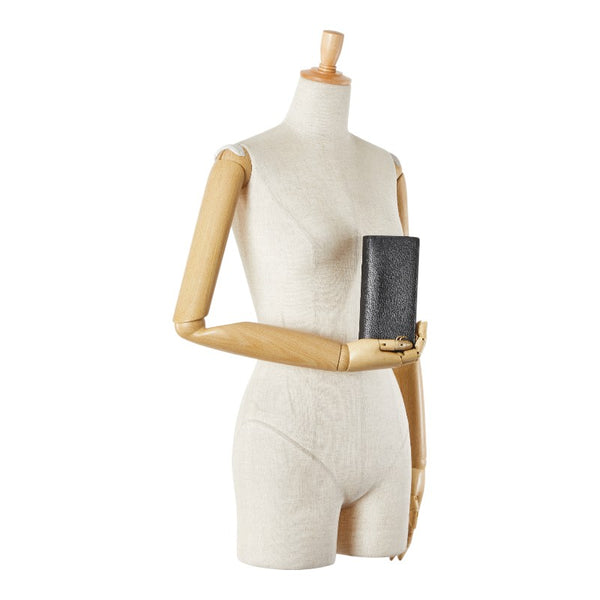 グッチ GGマーモント 長財布 428740 ブラック レザー レディース GUCCI 【中古】