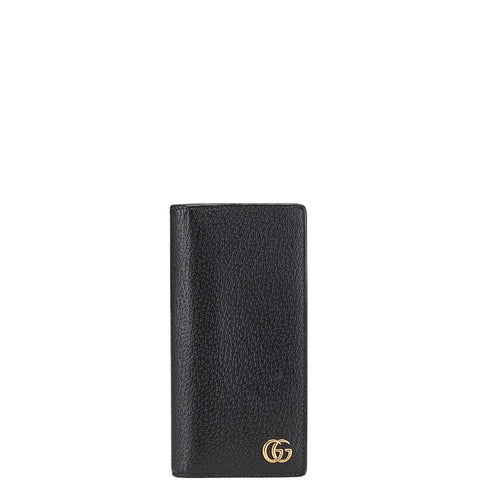 グッチ GGマーモント 長財布 428740 ブラック レザー レディース GUCCI 【中古】