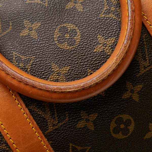 ルイ ヴィトン モノグラム キーポル50 ボストンバッグ M41426 ブラウン PVC レザー レディース LOUIS VUITTON 【中古】