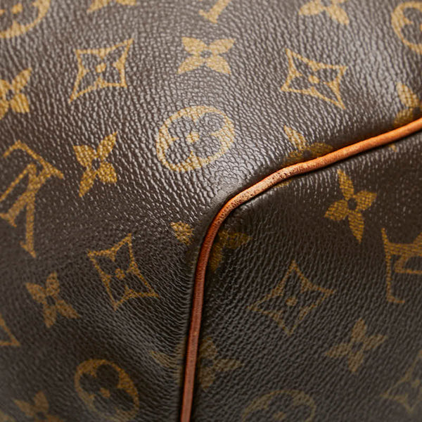 ルイ ヴィトン モノグラム キーポル50 ボストンバッグ M41426 ブラウン PVC レザー レディース LOUIS VUITTON 【中古】