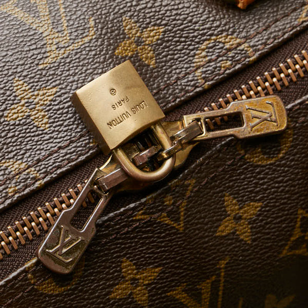 ルイ ヴィトン モノグラム キーポル55 ボストンバッグ M41424 ブラウン PVC レザー レディース LOUIS VUITTON 【中古】