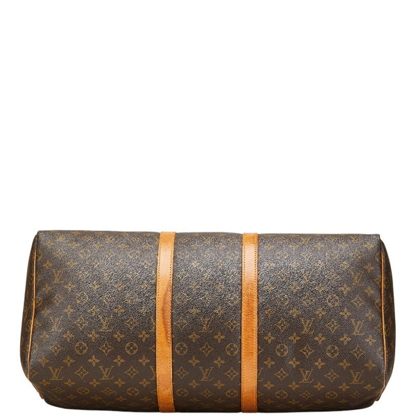 ルイ ヴィトン モノグラム キーポル55 ボストンバッグ M41424 ブラウン PVC レザー レディース LOUIS VUITTON 【中古】