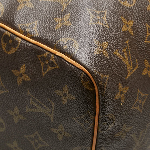 ルイ ヴィトン モノグラム キーポル55 ボストンバッグ M41424 ブラウン PVC レザー レディース LOUIS VUITTON 【中古】