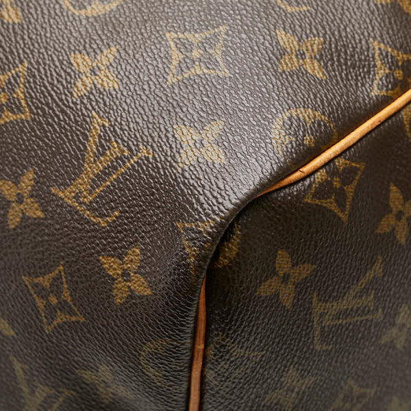 ルイ ヴィトン モノグラム キーポル55 ボストンバッグ M41424 ブラウン PVC レザー レディース LOUIS VUITTON 【中古】