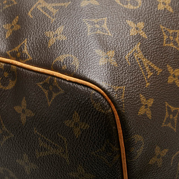 ルイ ヴィトン モノグラム キーポル55 ボストンバッグ M41424 ブラウン PVC レザー レディース LOUIS VUITTON 【中古】