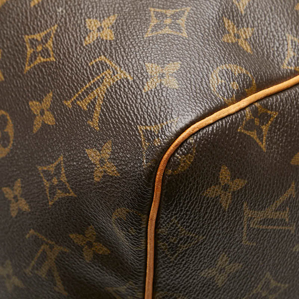 ルイ ヴィトン モノグラム キーポル55 ボストンバッグ M41424 ブラウン PVC レザー レディース LOUIS VUITTON 【中古】