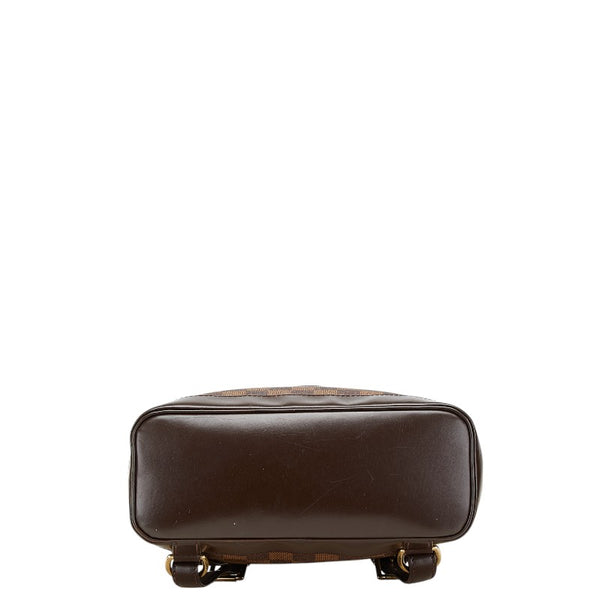 ルイ ヴィトン ダミエ ソーホー リュック バックパック N51132 ブラウン PVC レザー レディース LOUIS VUITTON 【中古】