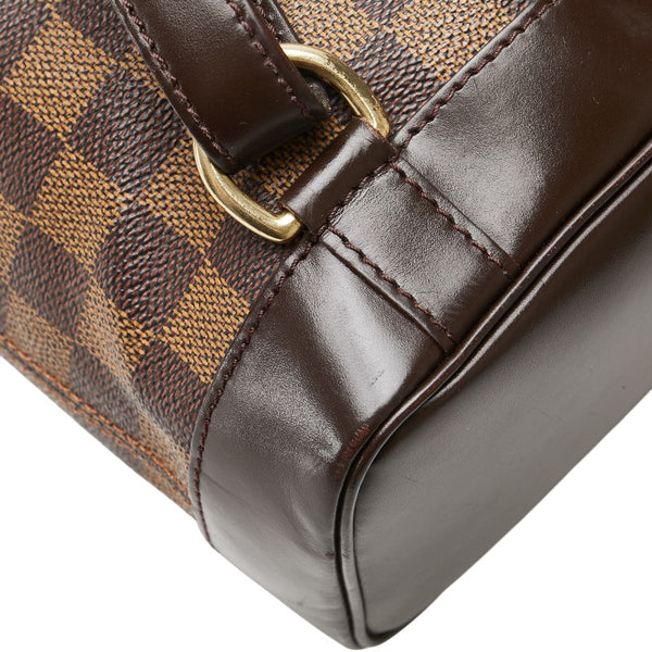 ルイ ヴィトン ダミエ ソーホー リュック バックパック N51132 ブラウン PVC レザー レディース LOUIS VUITTON 【中古】