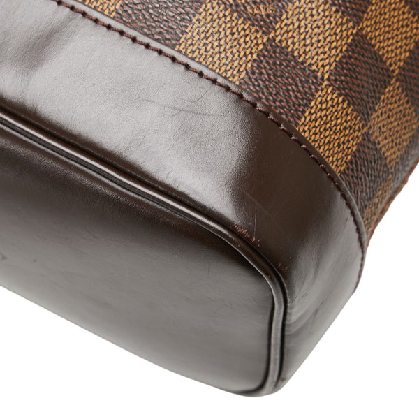 ルイ ヴィトン ダミエ ソーホー リュック バックパック N51132 ブラウン PVC レザー レディース LOUIS VUITTON 【中古】