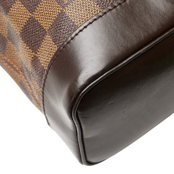 ルイ ヴィトン ダミエ ソーホー リュック バックパック N51132 ブラウン PVC レザー レディース LOUIS VUITTON 【中古】